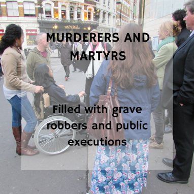 Murderers and Martyrs Walking Tour in the City of London